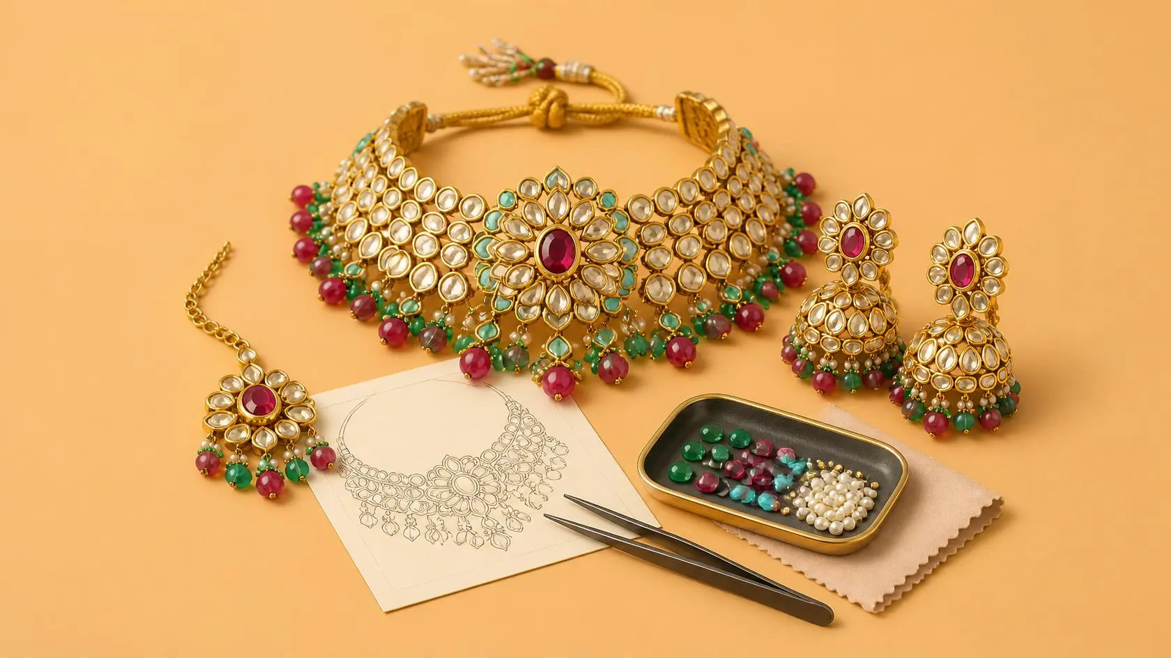 Kundan Jewelry Making Course – Learn Handmade Jewelry Kundan Jewelry Making Course – Learn Handmade Jewelry