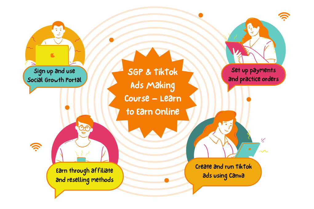 SGP & TikTok Ads Making Course – Learn to Earn Online