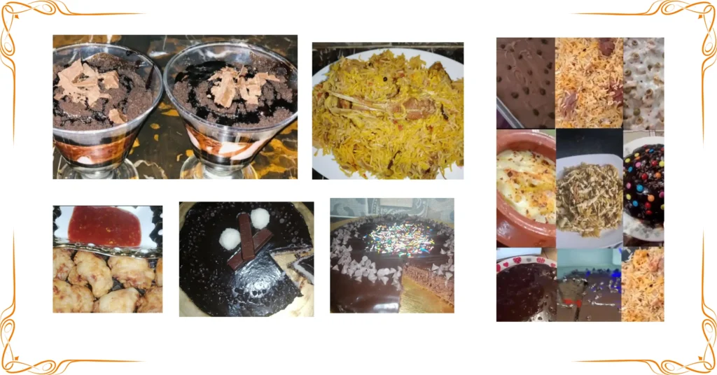 Students work samples created during Skill Zeera online courses showing practical skills and learning projects