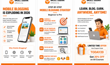 📱 Mobile Blogging in 2026: Complete Guide to Start, Grow & Earn from Your Smartphone (Beginner Friendly)