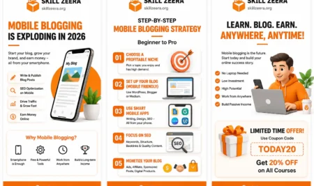 📱 Mobile Blogging in 2026: Complete Beginner Guide to Start, Grow & Earn Online
