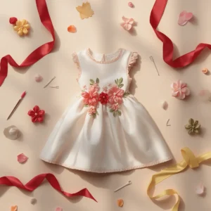 Ribbon embroidery on dress course Pakistan – learn handmade fabric decoration and creative embroidery skills for beginners
